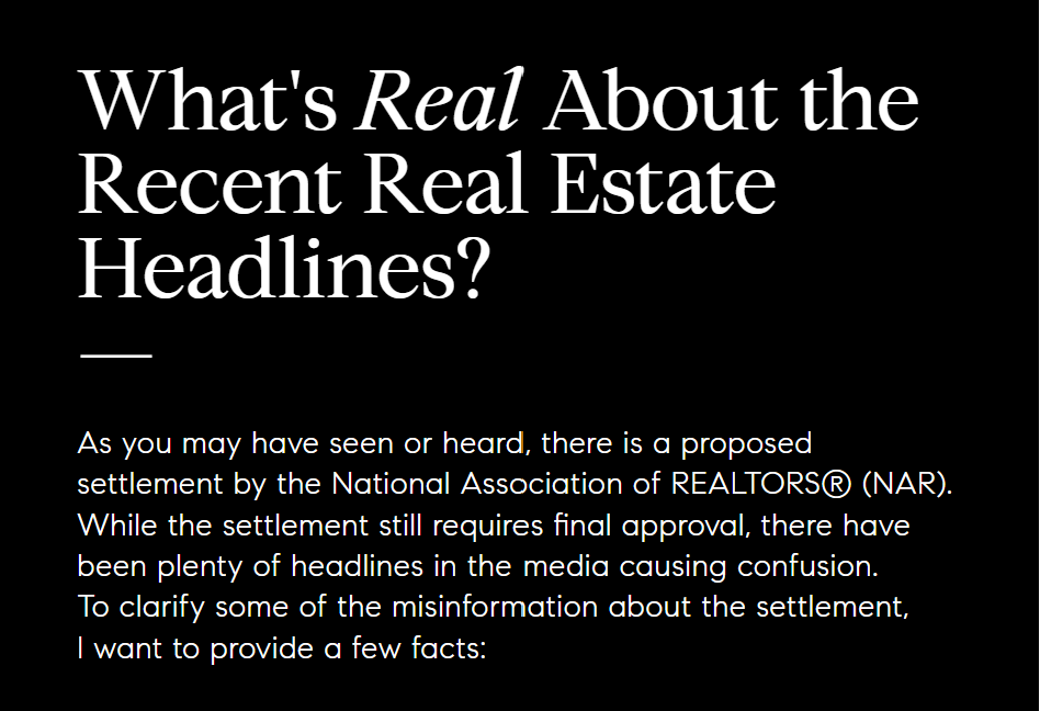 whats real about real estate